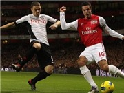 Bóng đá anh, ngoại hạng anh, lịch thi đấu euro 2012, Arsenal 1-1 Fulham: Không "SuPersie", không chiến thắng
